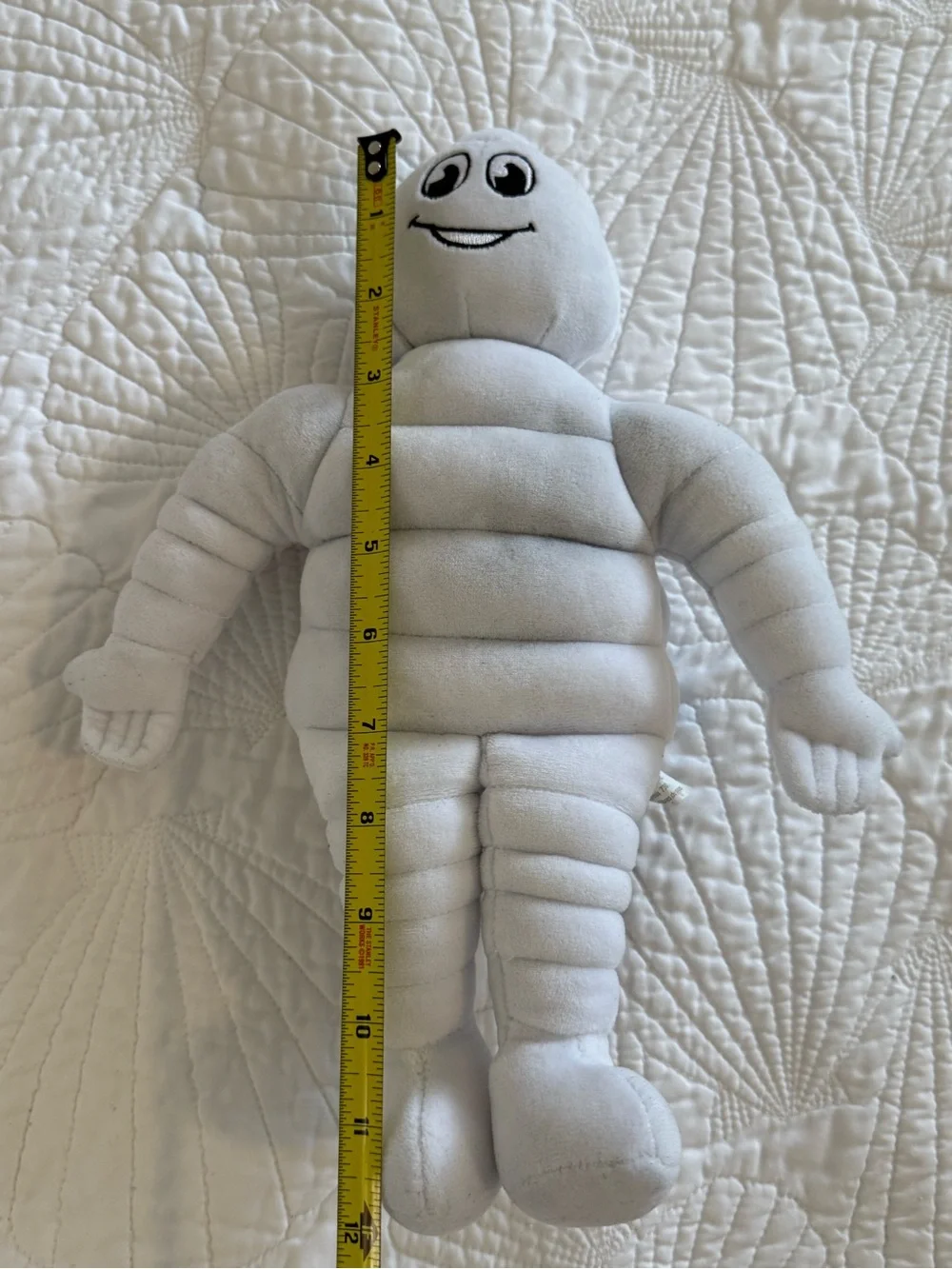 Michelin Man White Plush Character Stuffed Toy